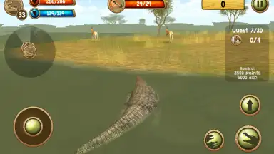 Capture d'écran de Wild Crocodile Simulator 3D 1