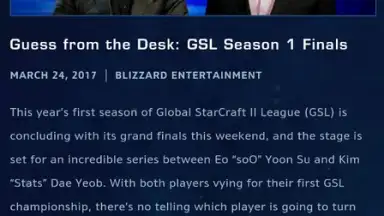 Capture d'écran de Starcraft WCS 6