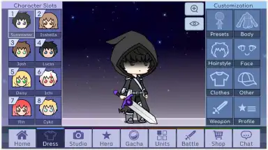 Capture d'écran de Gachaverse 8