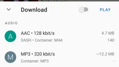Capture d'écran de GetTube - YouTube Downloader 5