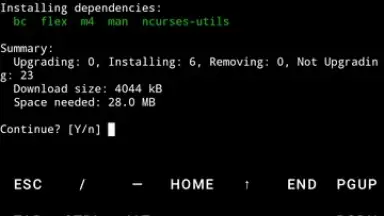Capture d'écran de Termux 9