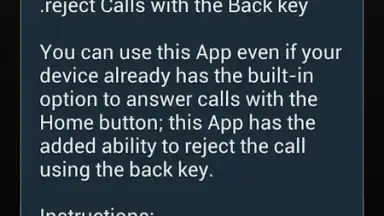 Capture d'écran de Answer Call Easy 1