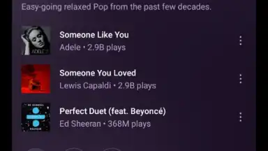 Capture d'écran de YouTube Music (Android TV) 15