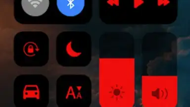 Capture d'écran de Wow Red Black Theme, Icon Pack 4