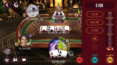 Capture d'écran de Zynga Poker 6