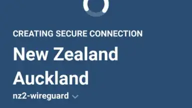 Capture d'écran de Mullvad VPN 3
