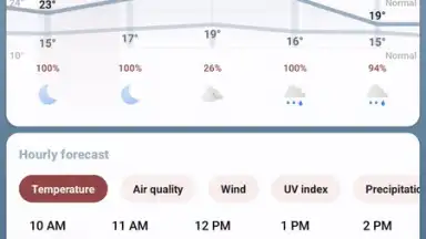 Capture d'écran de Breezy Weather 2