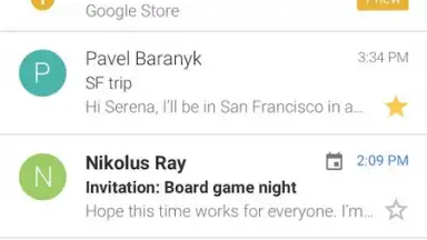 Capture d'écran de Gmail GO 8