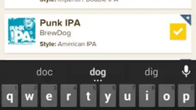 Capture d'écran de Untappd 4