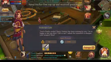 Capture d'écran de Starry Fantasy Online 4