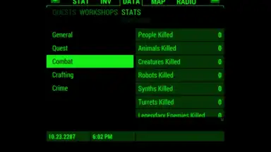 Capture d'écran de Fallout Pip-Boy 3