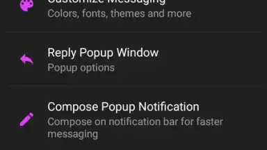 Capture d'écran de Texta Messenger 6