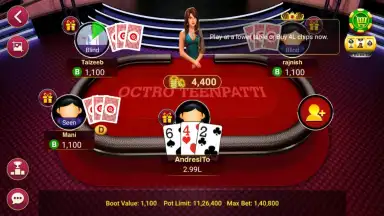 Capture d'écran de Teen Patti Octro 4