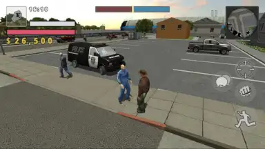 Capture d'écran de Police Cop Simulator. Gang War 5