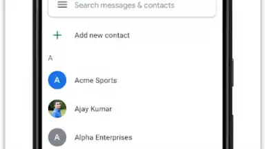 Capture d'écran de Google Voice 2