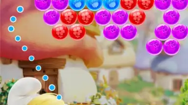 Capture d'écran de Smurfs Bubble Story 1