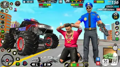 Capture d'écran de Police Monster Truck Car Games 6