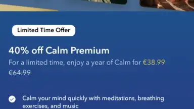 Capture d'écran de Calm - Sleep, Meditate, Relax 20