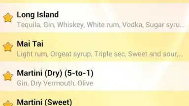 Capture d'écran de 8,500 Drink Recipes Free 14
