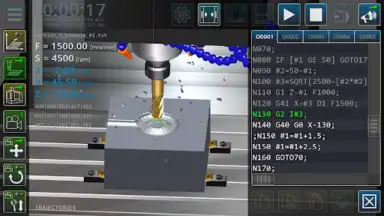 Capture d'écran de CNC Milling Simulator 3