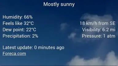 Capture d'écran de Digital Clock & World Weather 12