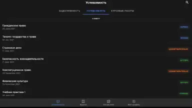 Capture d'écran de Портал МФЮА 14