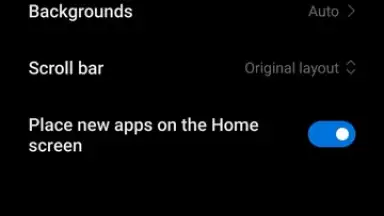 Capture d'écran de Xiaomi System Launcher 10