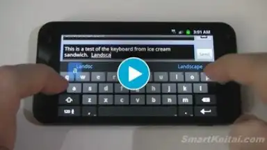 Capture d'écran de Ice Cream Sandwich Keyboard 1