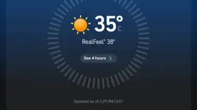 Capture d'écran de AccuWeather 18