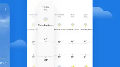 Capture d'écran de Weather - By Xiaomi 3