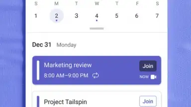 Capture d'écran de Microsoft Teams 7