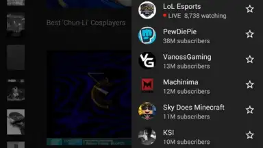 Capture d'écran de YouTube Gaming 7