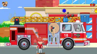 Capture d'écran de My Town : Firestation Free 2