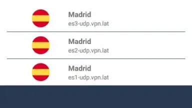 Capture d'écran de VPN.lat 3