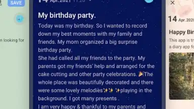 Capture d'écran de My Diary - Journal, Diary, Daily Journal with Lock 3