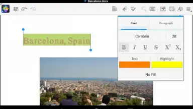 Capture d'écran de Quickoffice - Google Apps 3