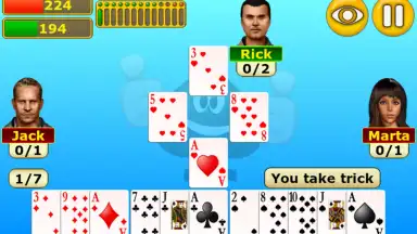 Capture d'écran de Spades 9
