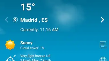 Capture d'écran de Weather XL PRO 1