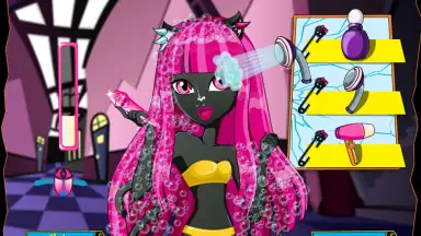 Capture d'écran de Monster Catty Noir Hair Salon 3