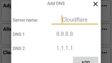 Capture d'écran de DNS Smart Changer 2