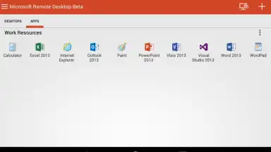 Capture d'écran de Microsoft Remote Desktop Beta 12
