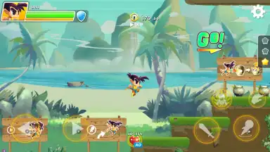 Capture d'écran de Dragon Z Quest Action RPG 4