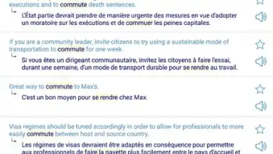Capture d'écran de Reverso Translation Dictionary 7