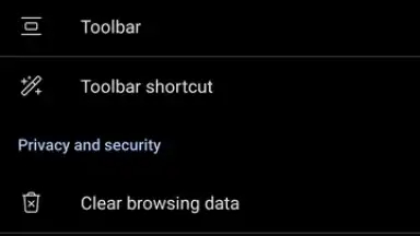 Capture d'écran de Kiwi Browser 11