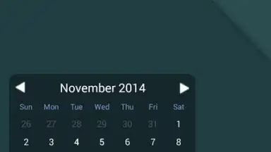 Capture d'écran de Month Calendar Widget 6