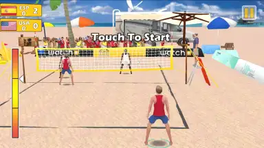 Capture d'écran de Volleyball: Spike Master 7