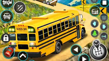 Capture d'écran de Offroad School Bus Driver Game 8