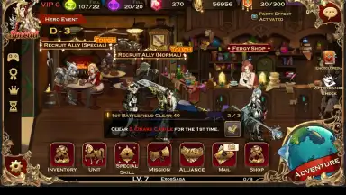 Capture d'écran de Exos Saga 2