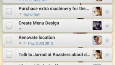Capture d'écran de Wunderlist 2