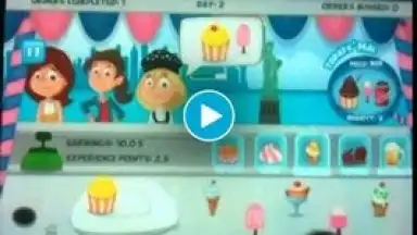 Capture d'écran de CupCake Dash-Cooking Game 1
